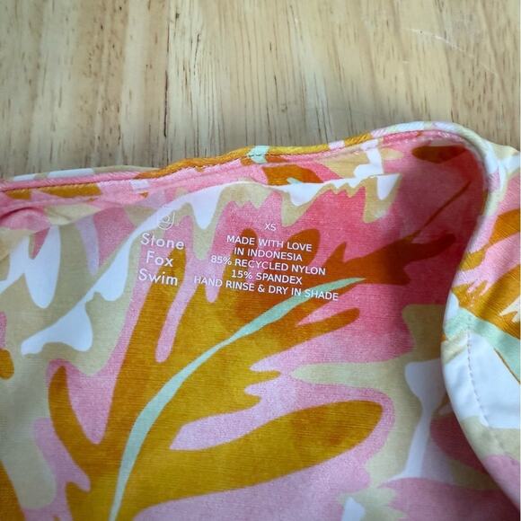 Stone Fox Swim Hot Tropix Nola Bikini Bottoms Size Xtra Small - Picture 3 of 4